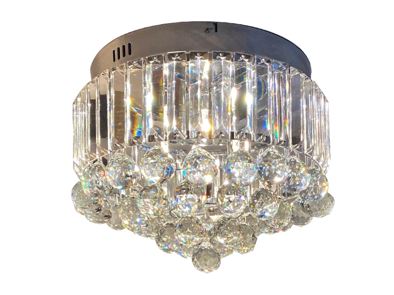 crystal ceiling lamp 86003-40 chrome