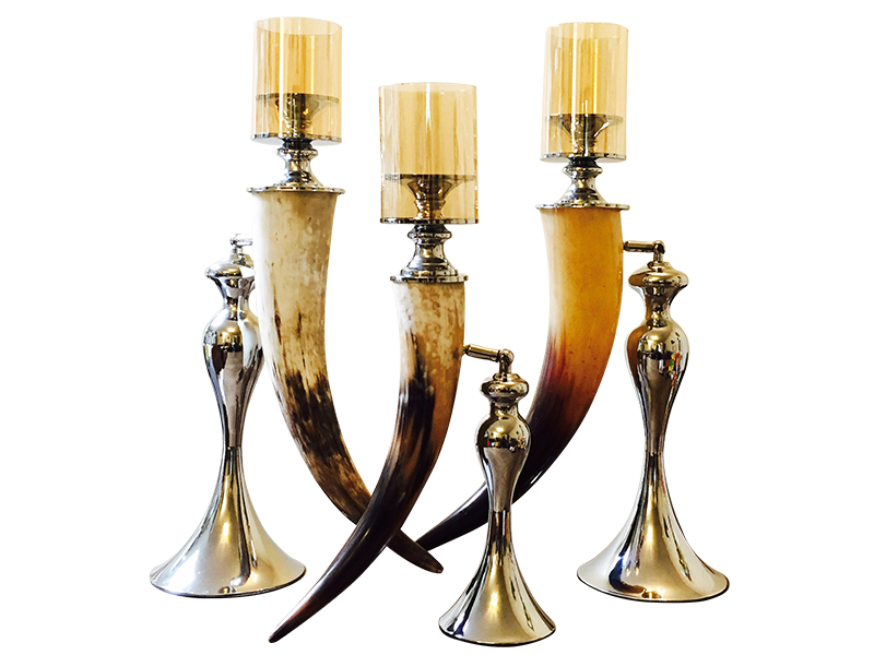Kerzenhalter: Horn-clear K