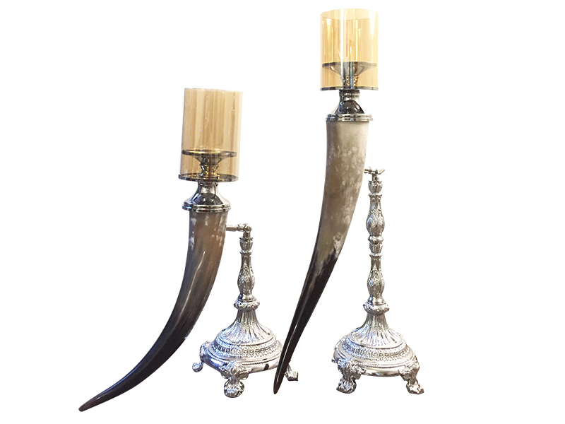 Kerzenhalter :  Horn- bloem G