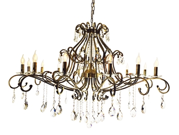 Hanglamp H77905-14 round bronze