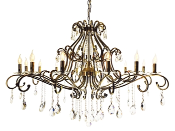 Hanglamp H77905-14 Rond Brons
