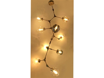 VAtom-9V vertical messing (Molecule / Atom vertical Lamp)