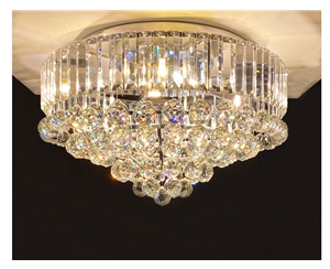 crystal ceiling lamp 86003-55 chrome