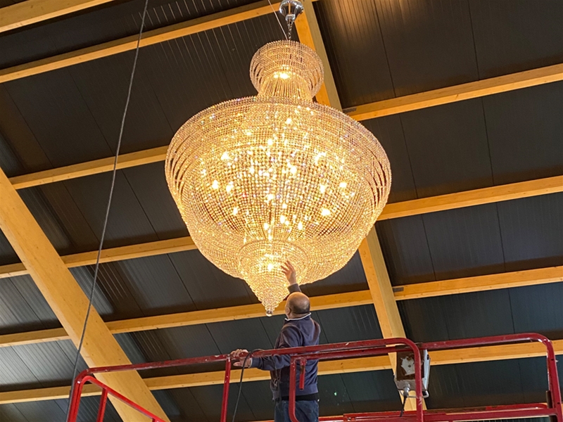 Crystal pendant lamp H89023-200 GD