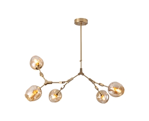 Hatom-5 Horizontal messing( Molecule / Atom horizontal  Lamp)