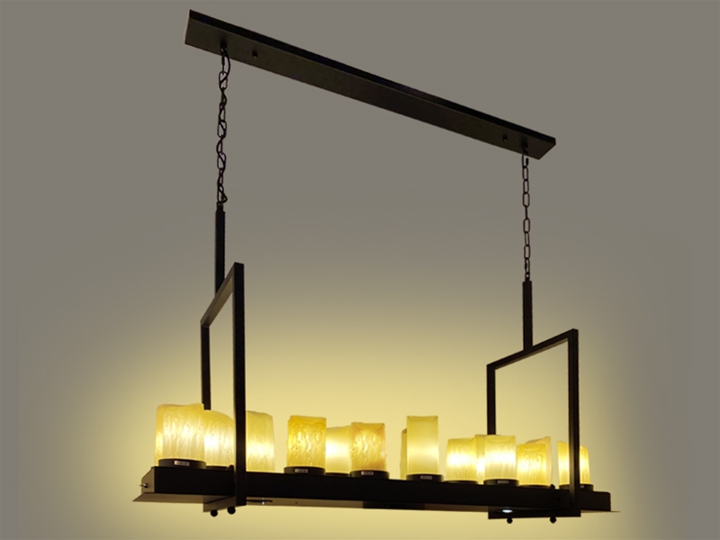 Kerzen Schirmlampe 8606-16