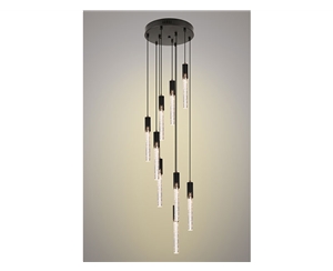 Kiki-9 rond crystal black
