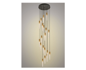 Kiki-19 rond gold Kristall
