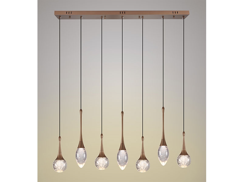 Crystal bubble-7 recht antique bronze-副本