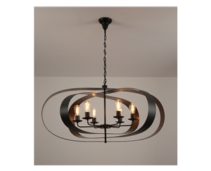 6901-120 oval black and antique bronze